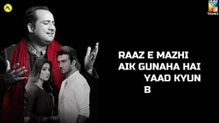 Ibn e Hawa OST Lyrics  Lyrical Video  Rahat Fateh Ali Khan  HUM TV [upl. by Vincelette452]