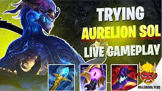 Trying Aurelion Sol In 53A  Wild Rift HellsDevil Plus Gameplay [upl. by Beaston316]