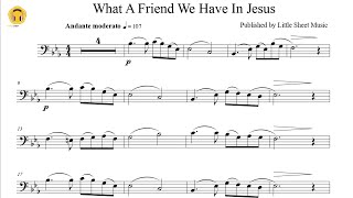 What A Friend We Have In Jesus Cello Solo with Piano Accompaniment [upl. by Adnamma827]