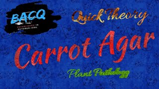 carrot agar [upl. by Ansev282]