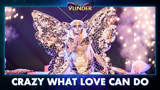 Vlinder  ‘Crazy What Love Can Do’  The Masked Singer  seizoen 3  VTM [upl. by Lledrev]