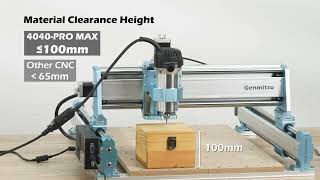 Genmitsu 4040PRO MAX CNC Router Machine Enhanced XZ Axis Ultimate Crafting Power [upl. by Nal388]