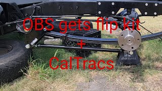 Installing rear suspension  Calvert Racing traction bars on OBS chevy [upl. by Aronek24]