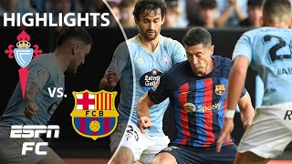 🤯 WILD RESULT 🤯 Celta Vigo vs Barcelona  LaLiga Highlights  ESPN FC [upl. by Atiekan]