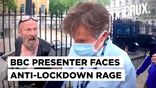 UK AntiLockdown Protesters Riot In London Attack BBC Journalist Nicholas Watt [upl. by Asillem]