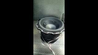 8quot Rockford Fosgate P2 Subwoofer Free Air Dubstep [upl. by Corenda]