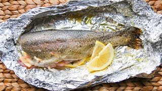 Easy Oven Baked Trout Recipe [upl. by Nagel]