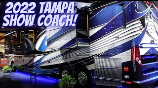 Tour of 29MIL 2022 Prevost Liberty Coach Tampa show coach [upl. by Enelyt]