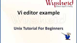 vi editor in unix  vi editor basics  linux tutorial  vi text editor in linux  vi editor example [upl. by Enneire602]