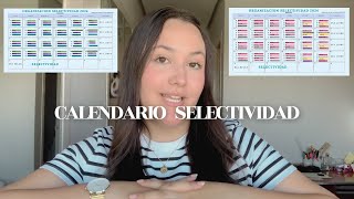 ¿CÓMO ORGANIZAR SELECTIVIDAD CALENDARIO DE ESTUDIO GRATIS para todas las comunidades [upl. by Akimert]