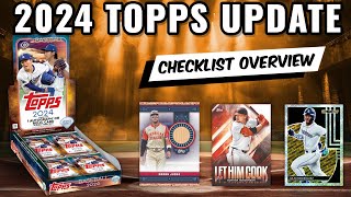 🚨PRODUCT PREVIEW🚨 2024 TOPPS UPDATE BASEBALL BEST CHECKLIST SINCE 2022 UPDATE [upl. by Einafpets113]