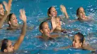 Synchronized SwimmingEgypt Team 2007 Fina World Champions [upl. by Temple]