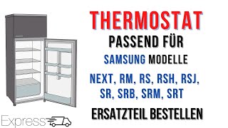 Samsung Kühlschrank Thermostat wechseln tauschen RS21 RM25 RSH1 RSJ1 SRT Richtiges Ersatzteil ✅ [upl. by Dinsmore]