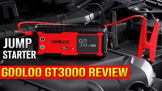 GT3000 Gooloo Jump Starter 3000A Peak 22800mAh Battery Booster amp Power Bank [upl. by Ciro]