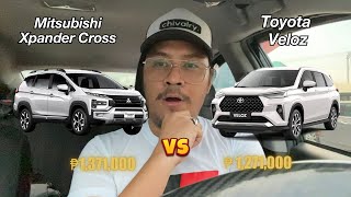 Toyota Veloz vs Mitsubishi Xpander Cross  Which Family Car SHOULD YOU BUY  Don’t CHOOSE Wrong [upl. by Ajram15]