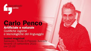 Carlo Penco  Artificiale e naturale  festivalfilosofia 2023 [upl. by Nocaj]