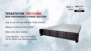 High Performance High Capacity Scalable Storage Solution  TeraStation 51210RH [upl. by Carmelita484]