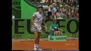 Gabriela Sabatini v Monica Seles Rome 1992 pt1 [upl. by Hasan]