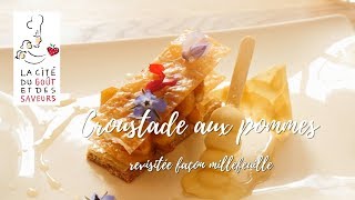 CROUSTADE AUX POMMES REVISITEE façon millefeuille par Ilona Rutgers [upl. by Buffy]