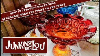 How to Identify collectible glassware from the 1940s to the 1970s [upl. by Dredi165]