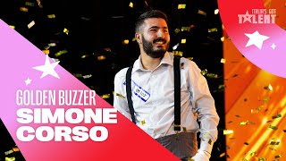 Simone Corso conquista il Golden Buzzer 🌟 di Lodovica Comello a Italia’s Got Talent [upl. by Okika]