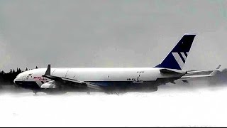 Полет Flight Ильюшин IL96 400Т борт RA96102 blizzard takeoff взлет снежный буран SVO [upl. by Runkle]