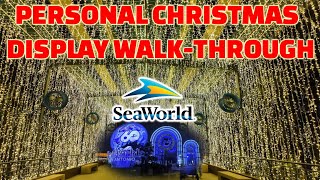 Alone  SeaWorld Christmas Displays and Lights With DJI [upl. by Judson]