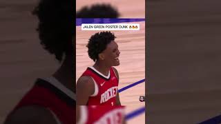 Jalen Green with MONSTROUS POSTER vs Pistons 🔥 [upl. by Ecitsuj46]