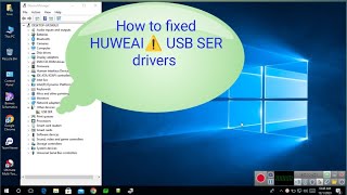 HOW TO 100 FIXED HUWEAI USB SER DRIVERS huawei usb 10 driver [upl. by Vincents]