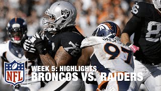 Broncos vs Raiders  Week 5 Highlights  NFL [upl. by Bouley148]