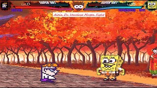 Mugen  Dexter Vs MvC Spongebob Request [upl. by Shaff]