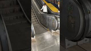 Funny escalator prank😂wait for end 😜 shorts comedy funny viral escalator [upl. by Durstin]