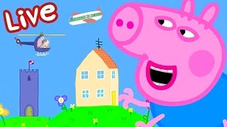 🔴 Giant Peppa Pig and George Pig LIVE FULL EPISODES 24 Hour Livestream [upl. by Tevis]