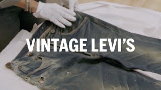 How to see vintage Levis 501s  FASHION AS DESIGN [upl. by Sheridan]