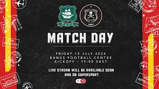 Orlando Pirates  PreSeason Friendly  12 July 2024  vs Plymouth Argyle FC [upl. by Salhcin]