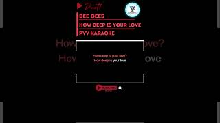 Bee Gees  How Deep Is Your Love Karaoke Version shorts short foryou karaoke music fyp [upl. by Bendicta]