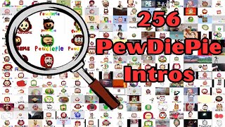 256 Best PewDiePie Intros Played In The Same Time [upl. by Schoenfelder927]