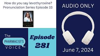 How do you say levothyroxine Synthroid Pronunciation Series Episode 33 [upl. by Eitirahc811]