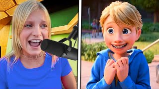 7 YouTubers Behind The Voices Ninja Kidz TV Payton Delu Inside Out 2 [upl. by Iadrahc]