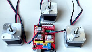 Arduino CNC Shield Tutorial  Control Stepper Motors using CNC Shield V30 [upl. by Anattar]