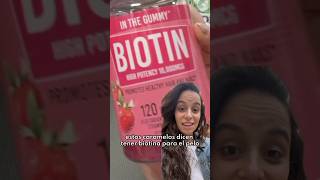 Sirve la biotina para la caida de pelo hair gummies biotina caidadecabello haircare vitaminas [upl. by Merchant]