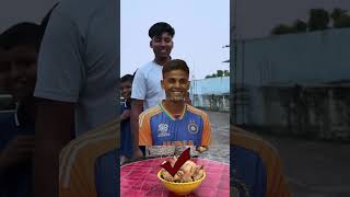 Guess The Cricketers Name By Their Jersey Number😱 for Samosa🥟  Funny Challenge ytshorts comedy [upl. by Pavla]