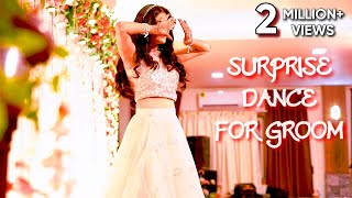 Brides SURPRISE Dance Performance For Groom  Best Bride Dance [upl. by Idnem]