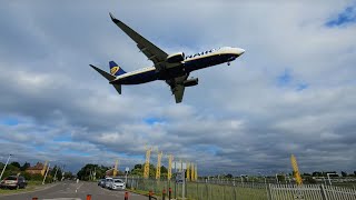 Plane spotting in Manchester  Landings  Punjabi Vlog [upl. by Einnahc]