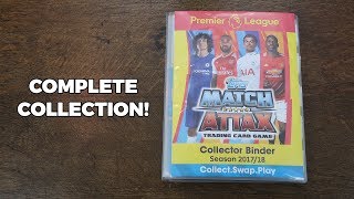 COMPLETE COLLECTION Match Attax 201718 [upl. by Babcock735]