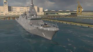 JS Mogami FFM1  MODERN WARSHIPS [upl. by Nnayrrehs]