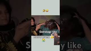 Sistrology Fatima Faisal horror prank trending prank sistrology fatimafaisal funny shorts [upl. by Aiuqcaj]