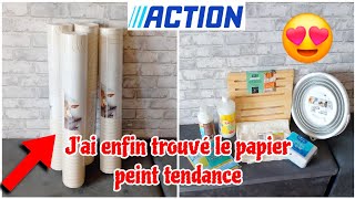 🌺 JAI TROUVÉ LE PAPIER PEINT TENDANCE DE CHEZ ACTION 😍  HAUL action actionaddict haulaction [upl. by Ygief737]