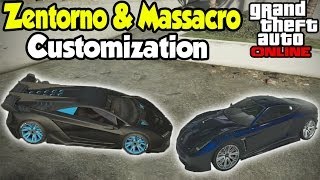 GTA 5 Online  NEW quotPEGASSI ZENTORNO amp MASSACROquot Customization Guide GTA V High Life DLC [upl. by Placido435]