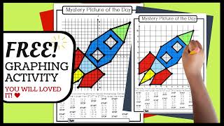 Coordinate Graphing Mystery Picture Four Quadrants Free download [upl. by Arenat325]